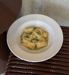 Agnolotti de cuatro quesos