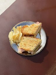 Focaccia de jamón y queso